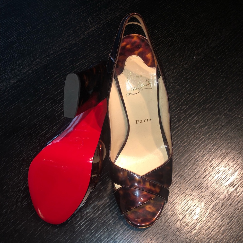 Leopard Christian Louboutin Heels - Authentic